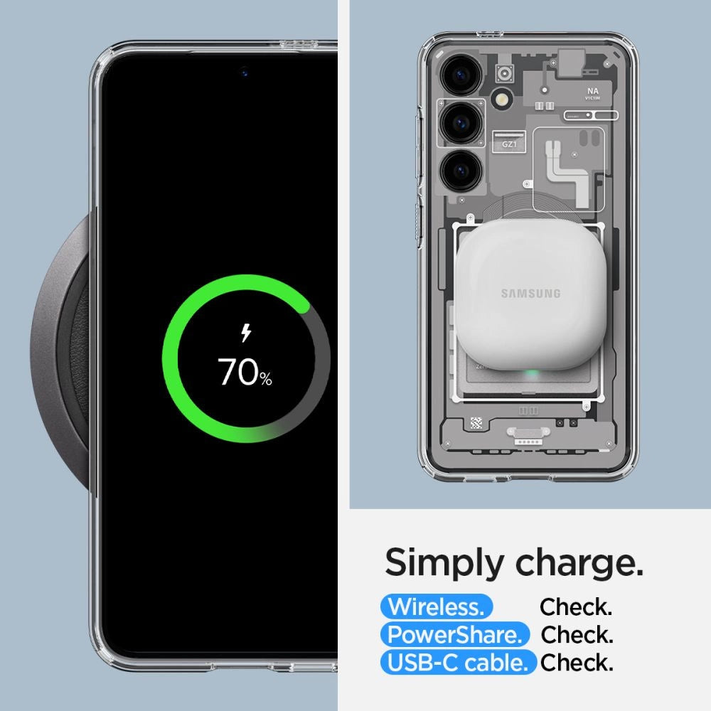 Spigen Ultra Hybrid Case for Samsung Galaxy S24 Zero One - White_14
