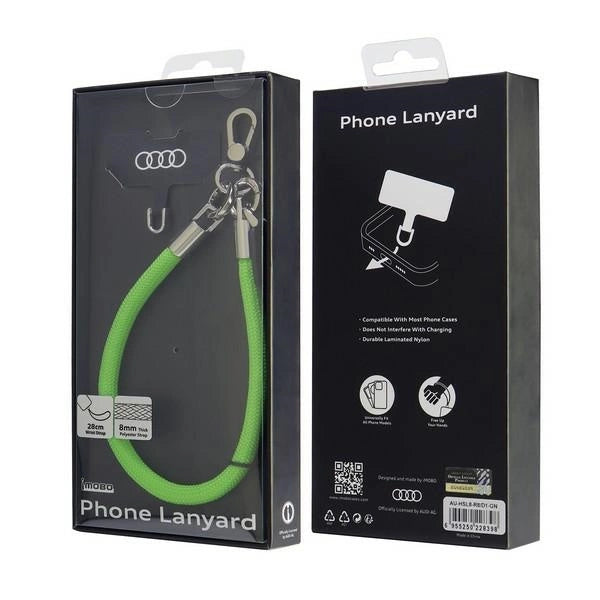 Audi Crossbody Lanyard Universal 28cm x 8mm - Green_2