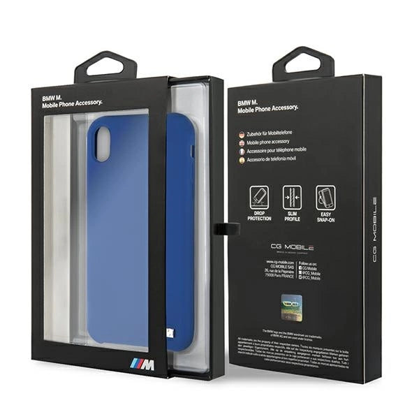 BMW Silicone M Collection iPhone Xr Case - Blue_6
