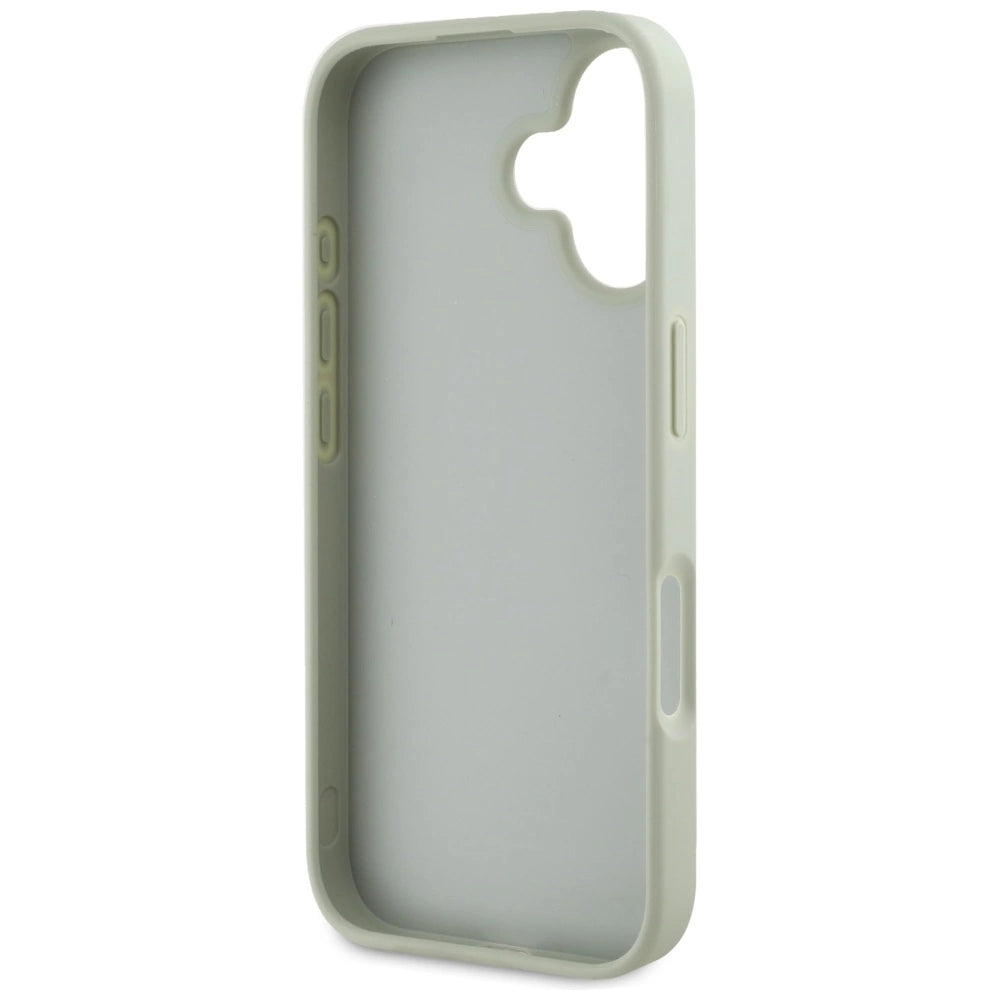 Guess Grained Big 4G Logo Small Classic Logo case for iPhone 16 - green_6