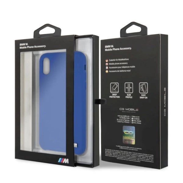 BMW Silicone M Collection iPhone X / Xs Case - Blue_3