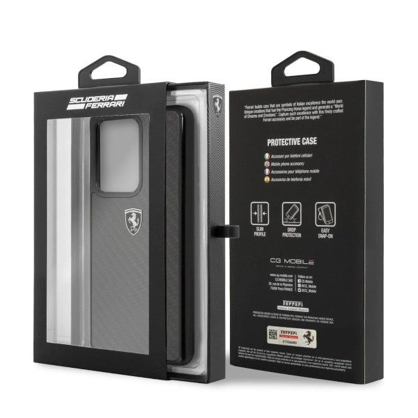 Ferrari Carbon Heritage Case for Samsung Galaxy S20 Ultra - Black_6