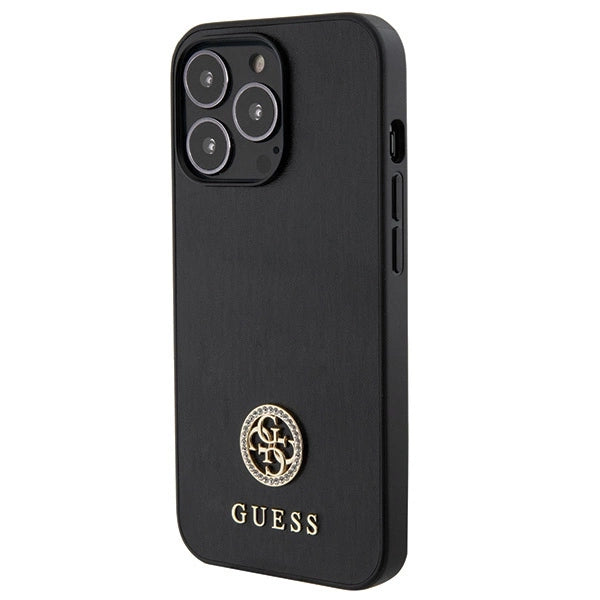 Guess Strass Metal Logo iPhone 13 Pro 6.1" Case - Black_1