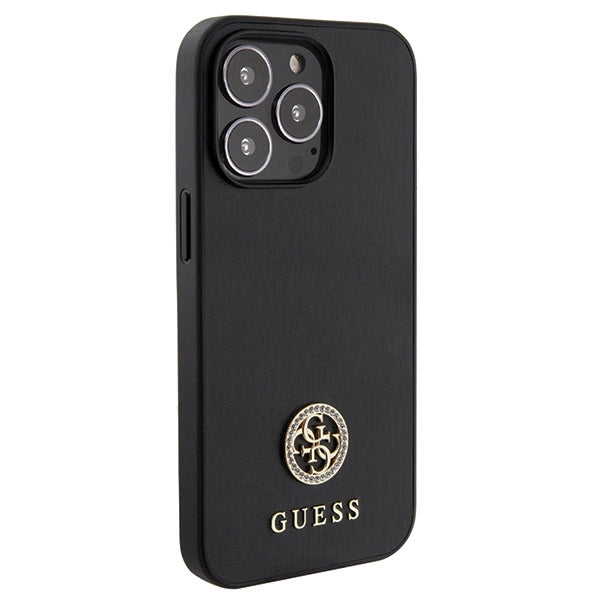 Guess Strass Metal Logo iPhone 13 Pro 6.1" Case - Black_3