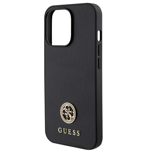 Guess Strass Metal Logo iPhone 13 Pro 6.1" Case - Black_5
