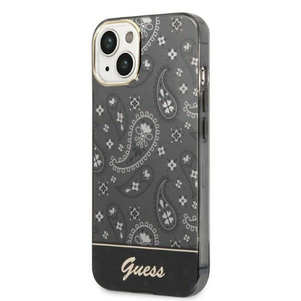Guess Bandana Paisley Case for iPhone 14 / 15 / 13 6.1" - Black_1