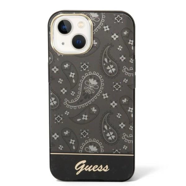 Guess Bandana Paisley Case for iPhone 14 / 15 / 13 6.1" - Black_2