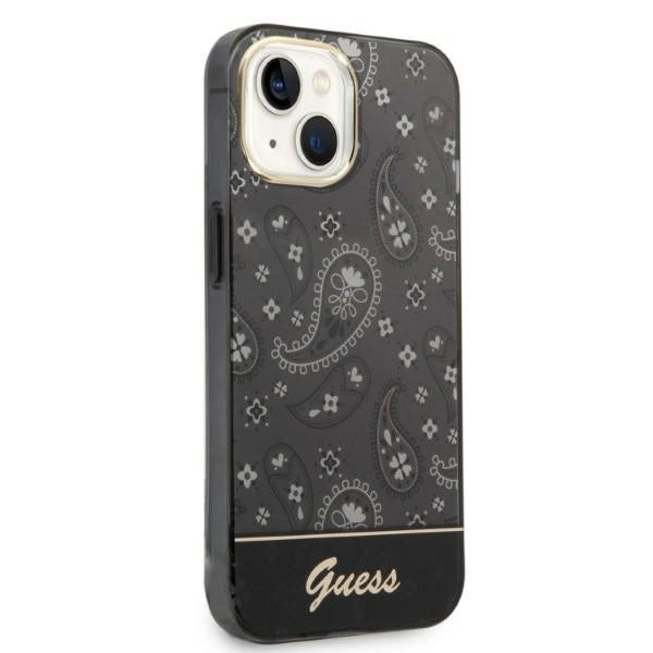 Guess Bandana Paisley Case for iPhone 14 / 15 / 13 6.1" - Black_3