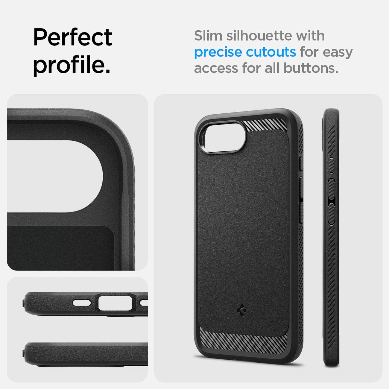Spigen Rugged Armor MagSafe case for iPhone 16e - black_15