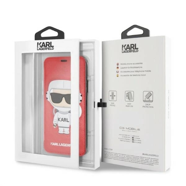 Karl Lagerfeld Karl Space Cosmonaut iPhone X/XS Case - Red_5