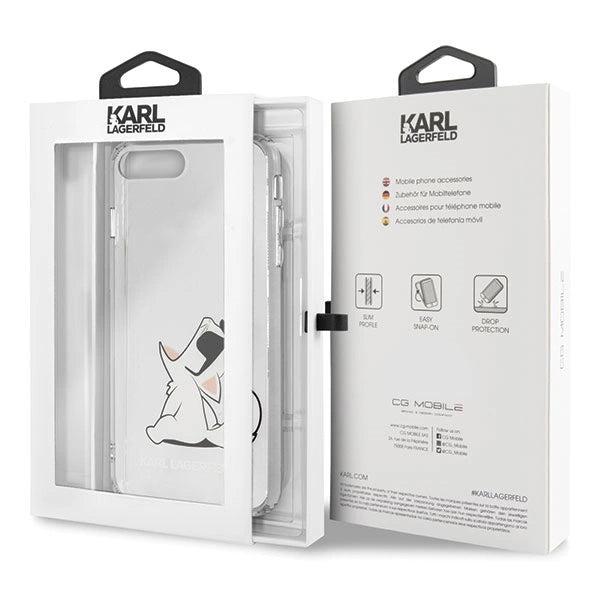 Karl Lagerfeld Choupette Fun iPhone 7 / 8 Plus Case - Transparent_6