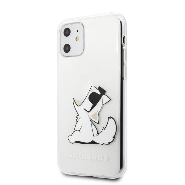 Karl Lagerfeld Choupette Fun iPhone 11 / Xr Case - Transparent_1