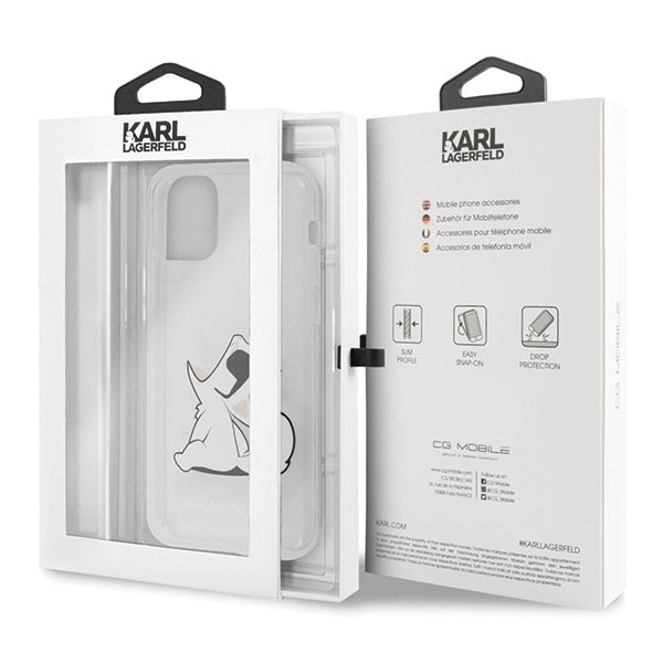 Karl Lagerfeld Choupette Fun iPhone 11 / Xr Case - Transparent_6