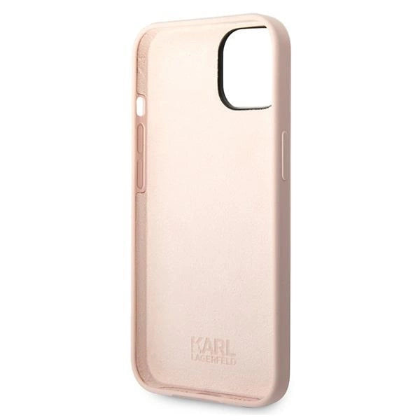 Karl Lagerfeld Silicone Karl`s Head Case for iPhone 14 / 15 / 13 6.1" - pink_6