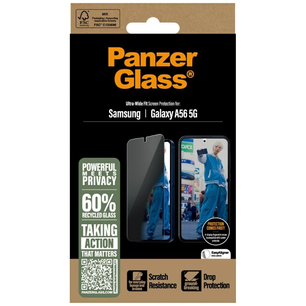 PanzerGlass Ultra-Wide Fit Privacy Glass for Samsung Galaxy A56 5G_3