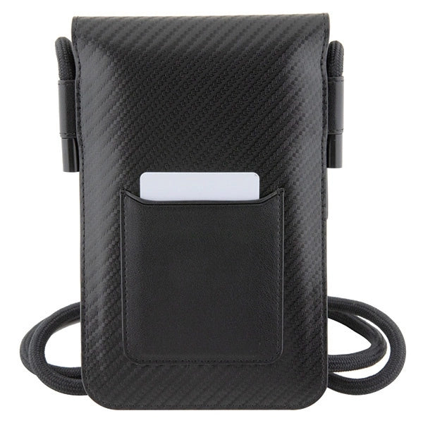 BMW Carbon Tricolor Line Wallet Bag - Black_3