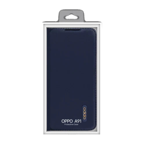 OPPO PROTECTOR PU CASE BLUE A91_1