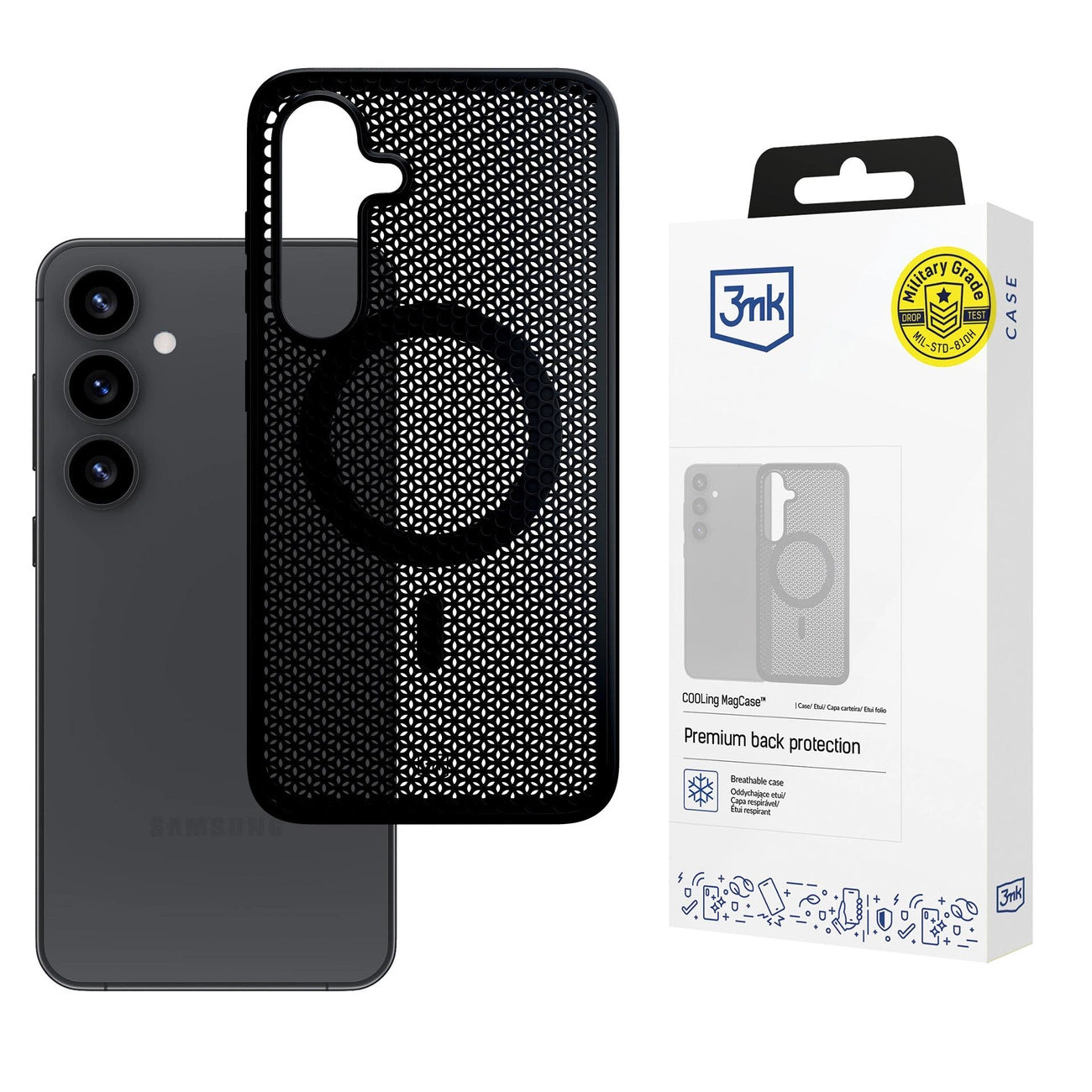 3mk COOLing MagCase for Samsung Galaxy S25+ - black_0