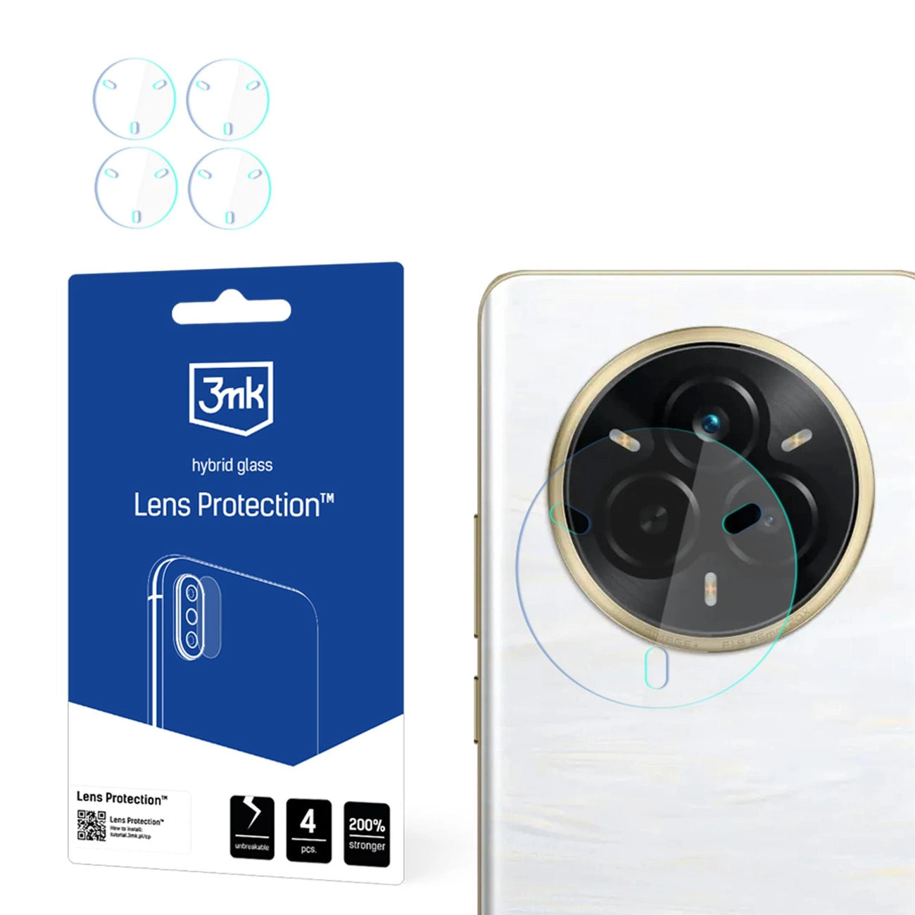 Camera Lens Glass 3mk Lens Protection for Realme 14 Pro_0