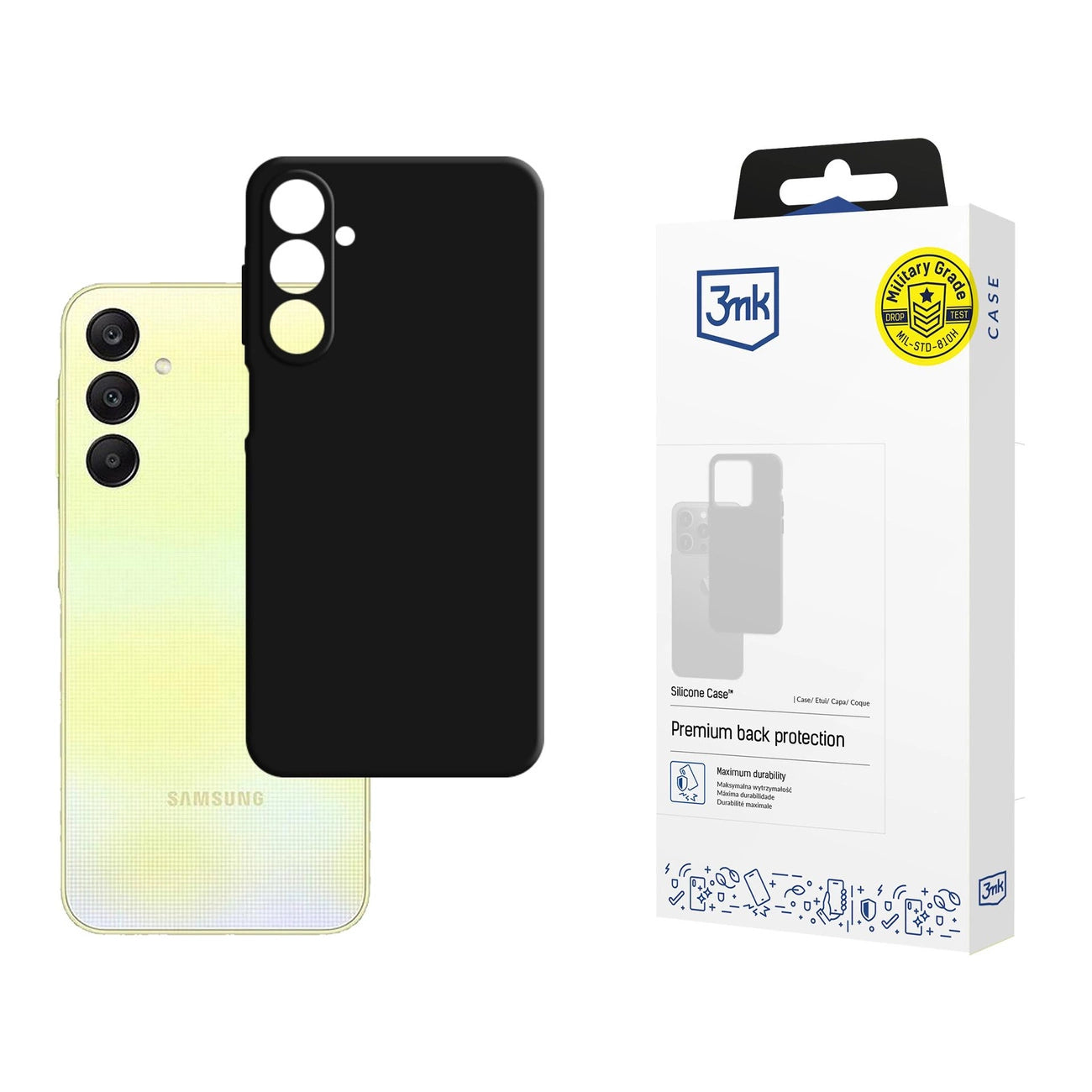 3mk Silicone Case for Samsung Galaxy A26 5G - Black_0