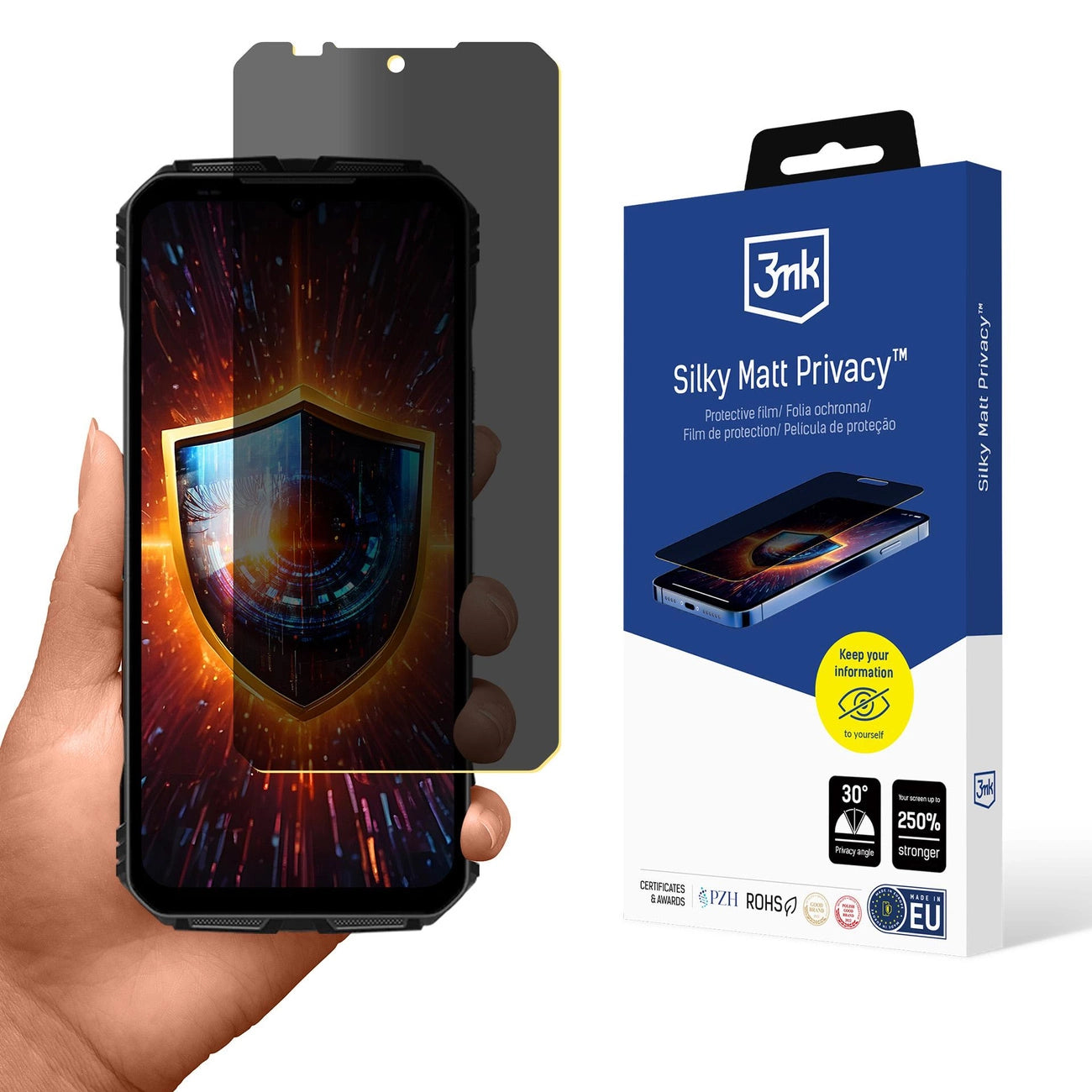 Privacy Screen Protector 3mk Silky Matt Privacy™ for Doogee V Max Pro_0