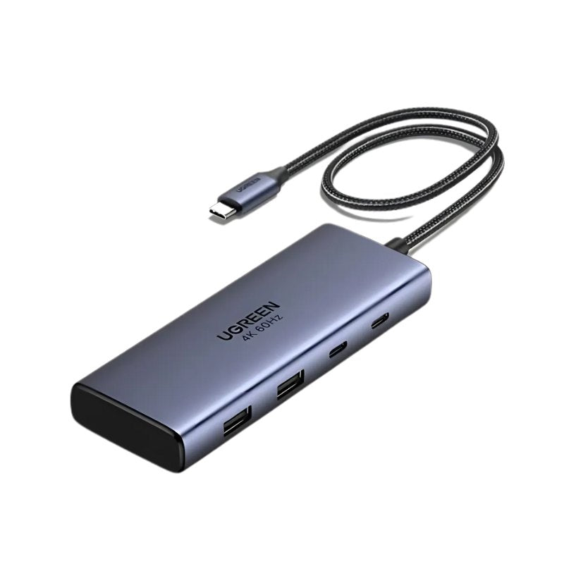 HUB UGREEN 7EN1 USB-C A 2XHDMI+2XUSB-A+2XUSB-C+PD_0