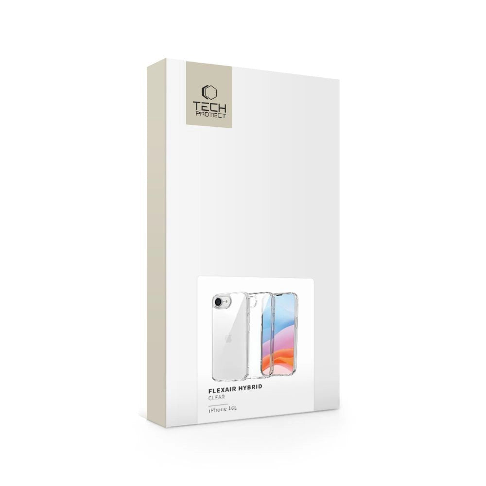 Tech-Protect FlexAir Hybrid Case for iPhone 16e - Clear_5
