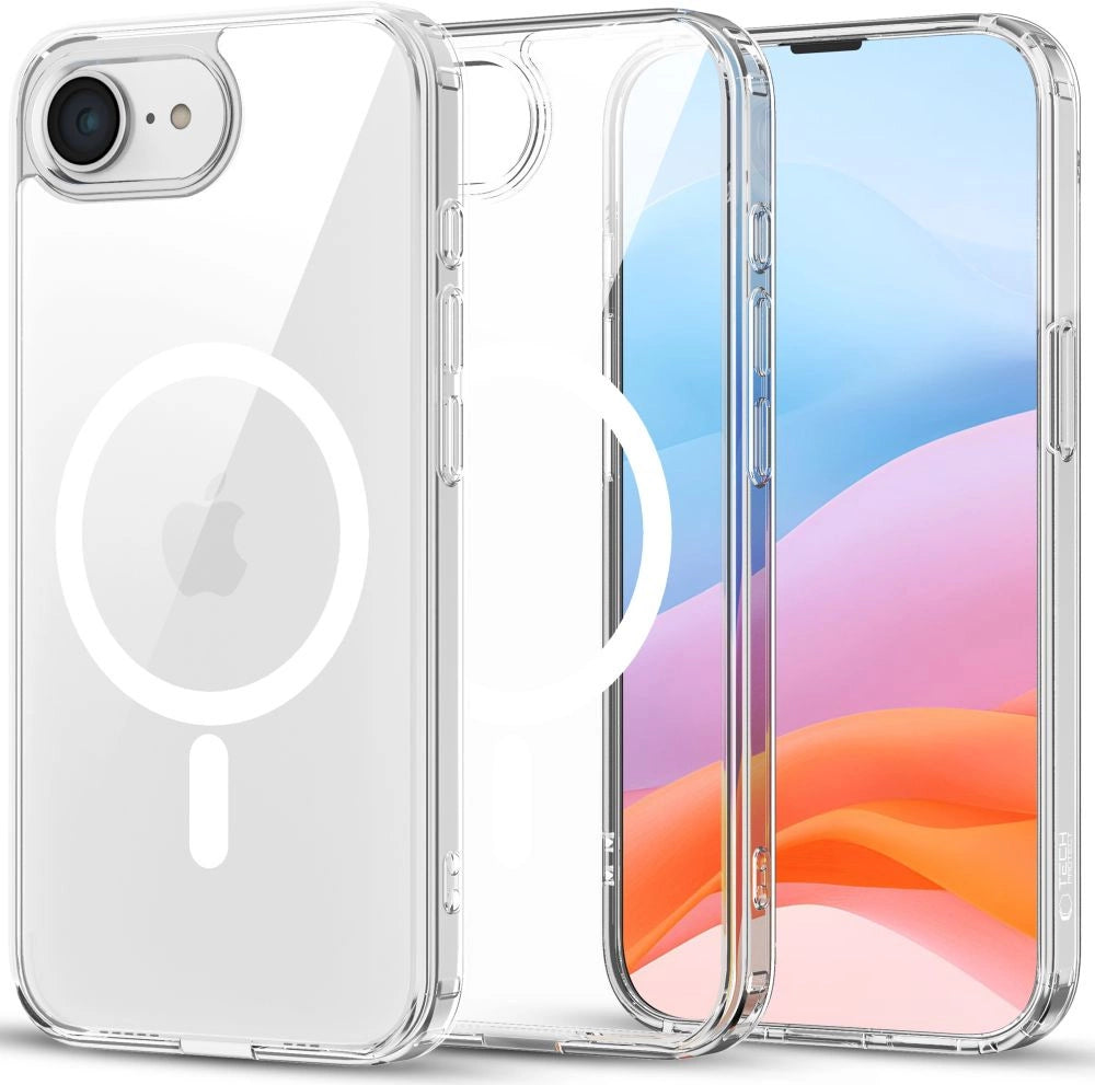 Tech-Protect FlexAir Hybrid MagSafe iPhone 16e Case - Clear_0
