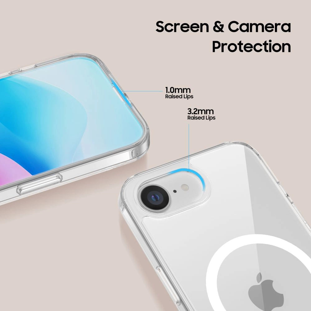 Tech-Protect FlexAir Hybrid MagSafe iPhone 16e Case - Clear_3