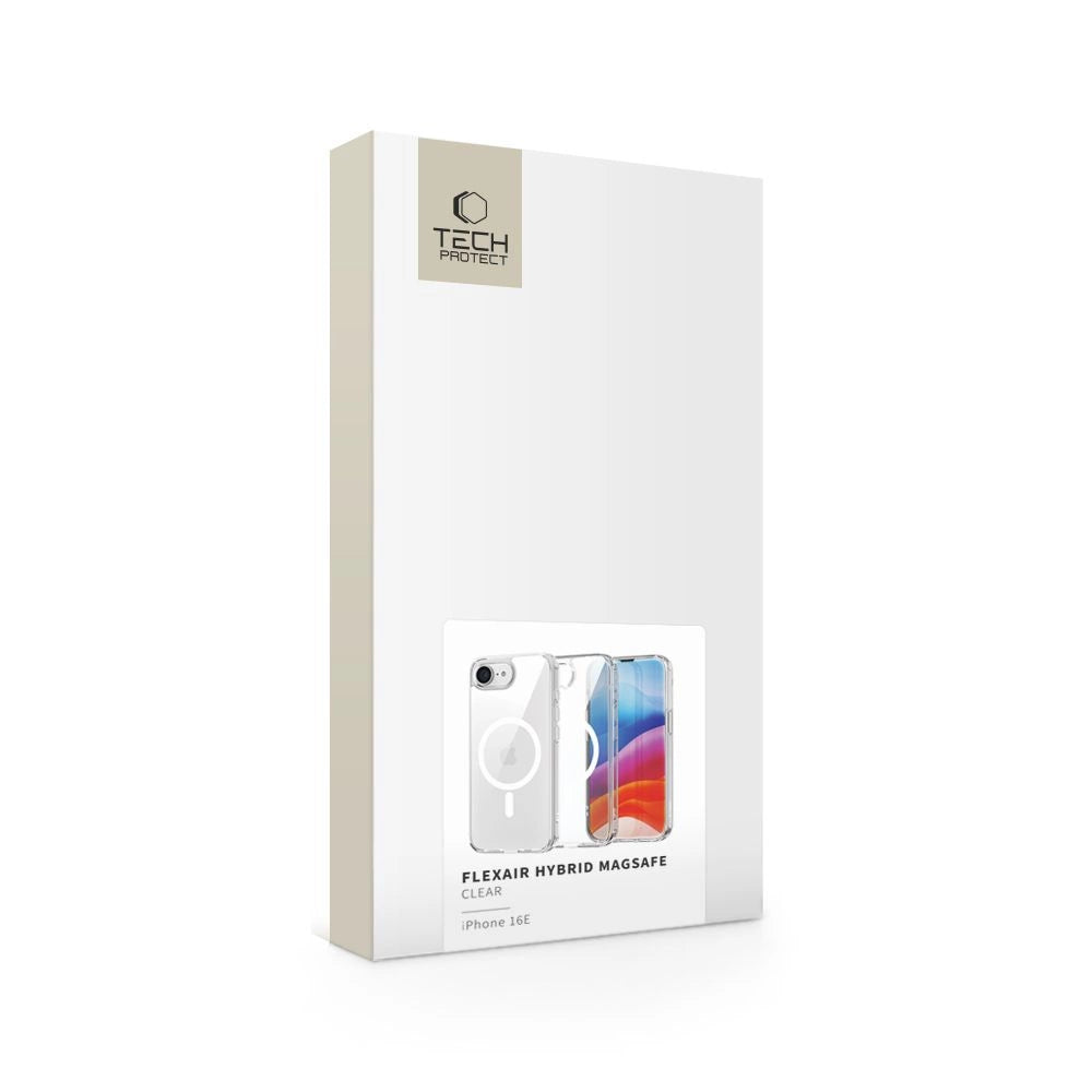 Tech-Protect FlexAir Hybrid MagSafe iPhone 16e Case - Clear_6