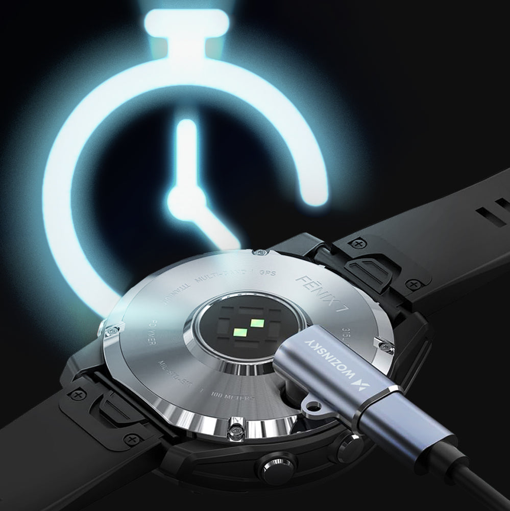 Wozinsky WAYGS1 USB-C Adapter for Garmin Smartwatch - Gray_4