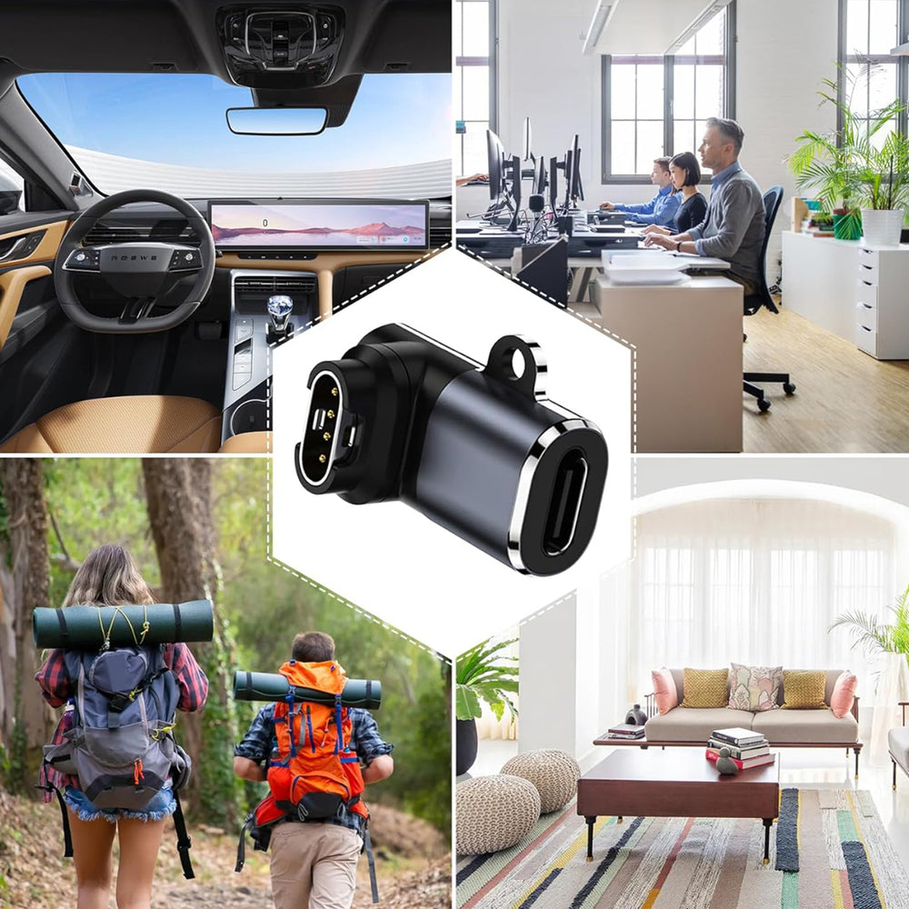 Wozinsky WAYGS1 USB-C Adapter for Garmin Smartwatch - Gray_5