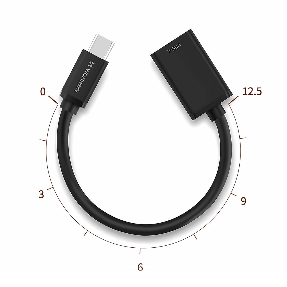 Wozinsky WOTGY1S USB-C 3.0 (male) - USB-A 3.0 (female) OTG Adapter - Black_7