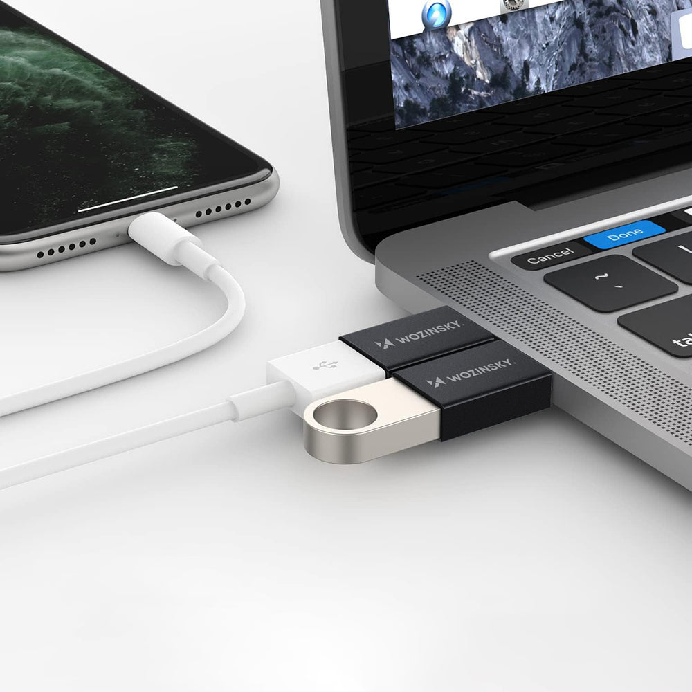 Wozinsky W10GY1S USB-C - USB-A 3.2 10Gb/s Adapter - Black_7