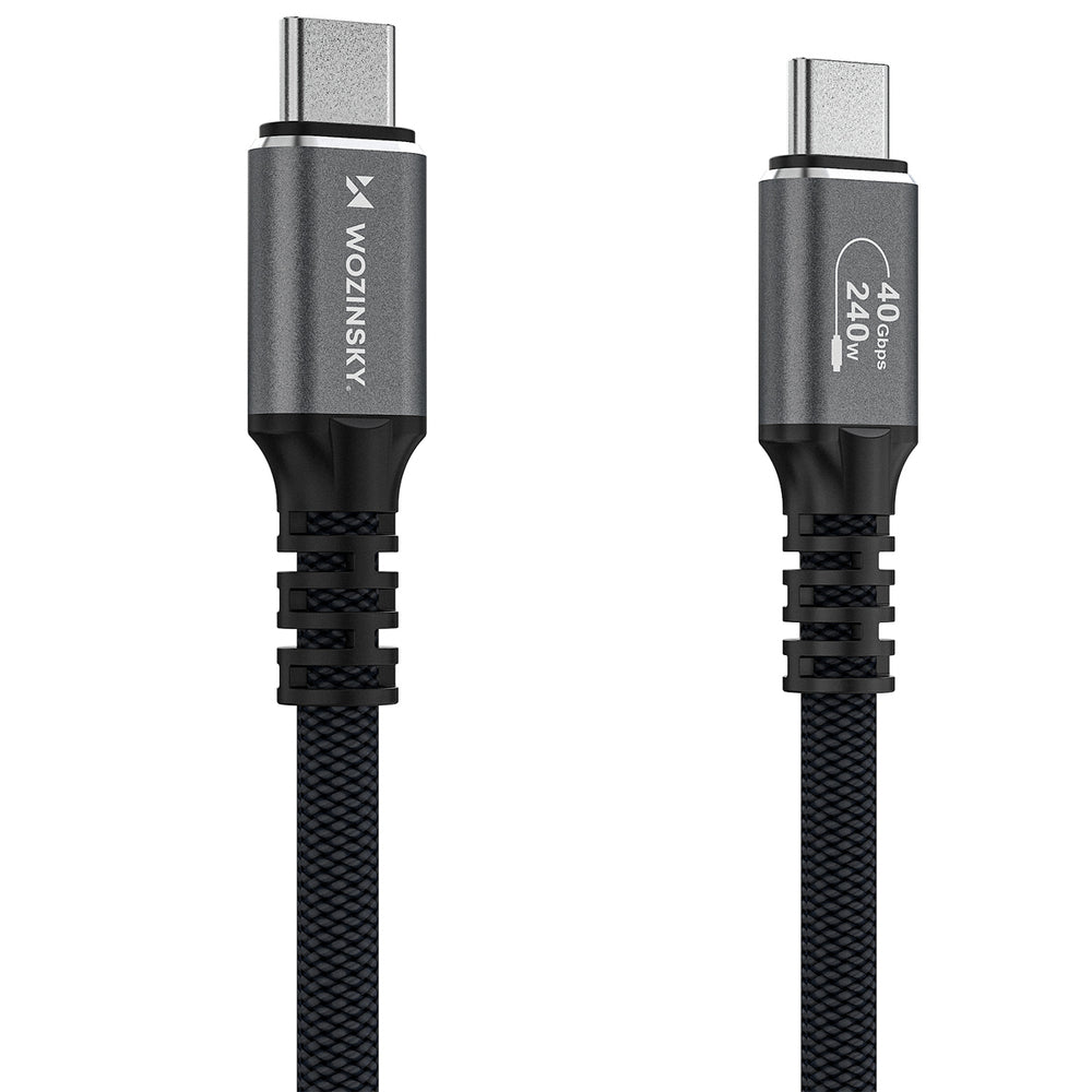 Wozinsky WPS-UY41S USB-C Thunderbolt 4 Cable 240W 1m 4K - Black_3