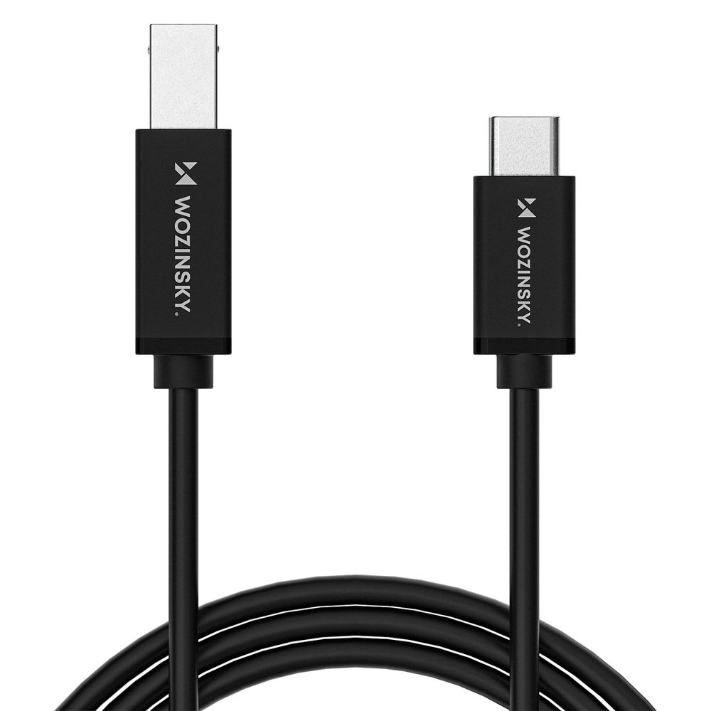 Wozinsky WKDDY2S USB-B - USB-C Cable 2m - Black_1
