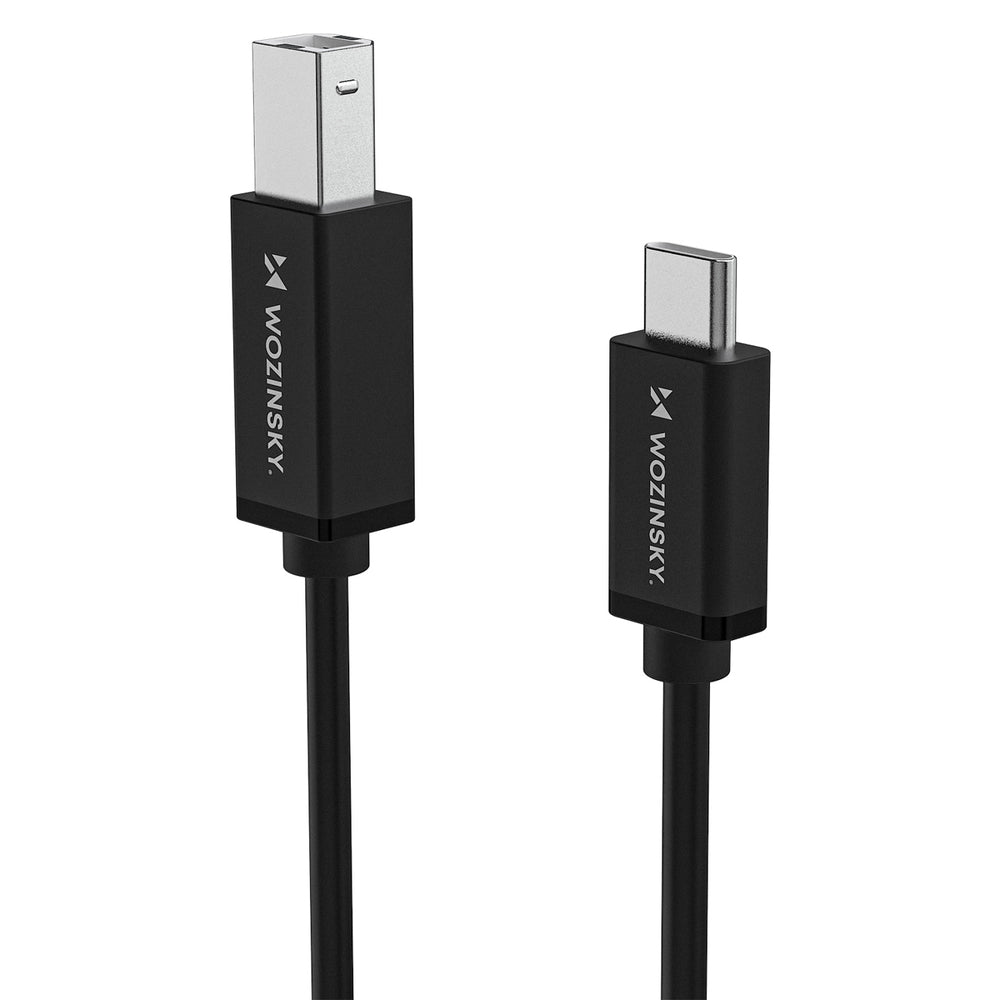 Wozinsky WKDDY2S USB-B - USB-C Cable 2m - Black_2