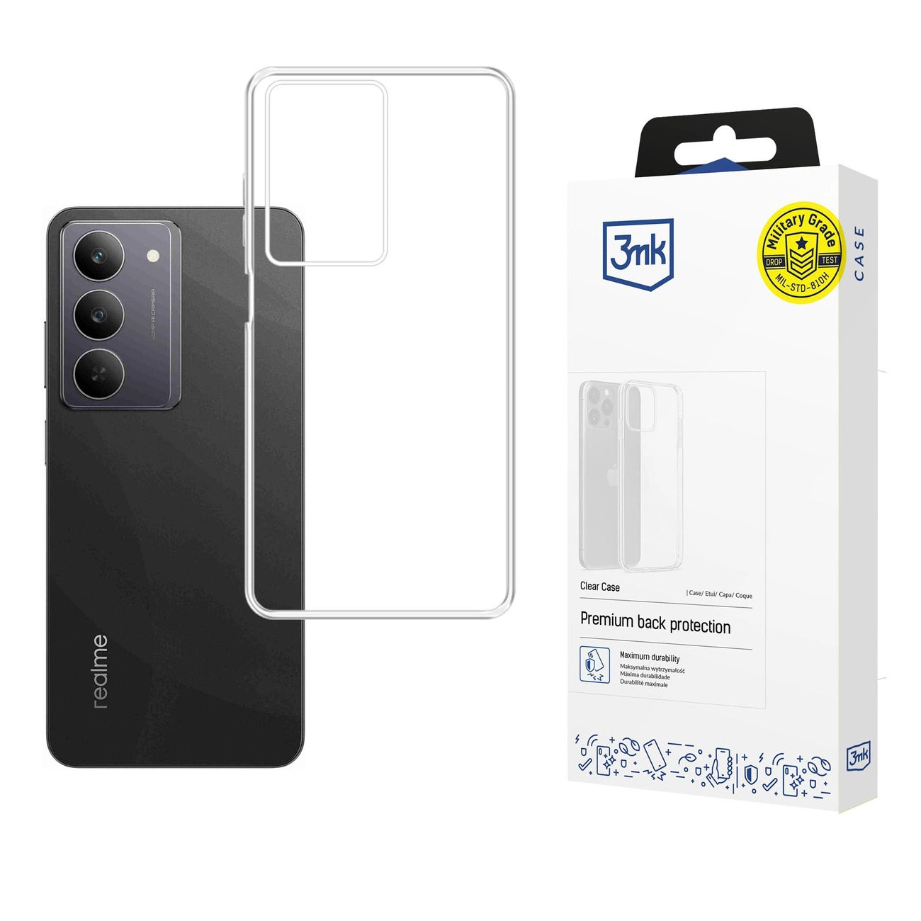 3mk Clear Case for Realme 14x - transparent_0