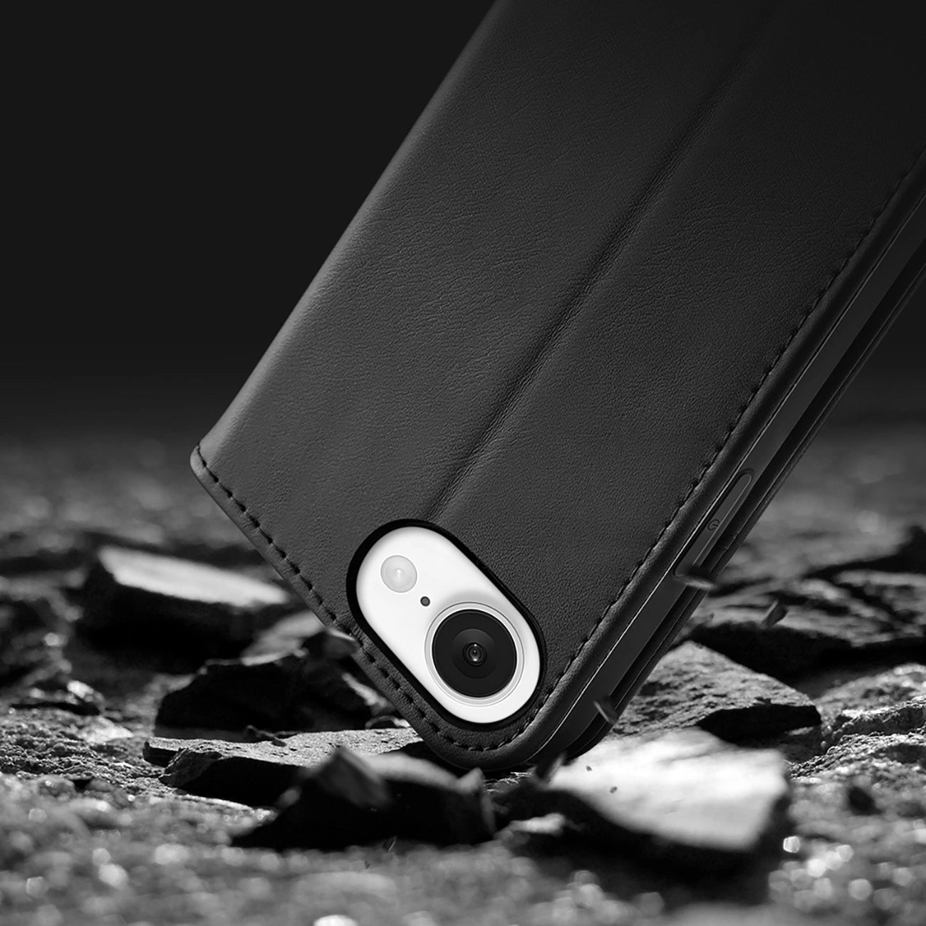 Dux Ducis Hivo iPhone 16e Case with Flip and RFID Protection - Black_14