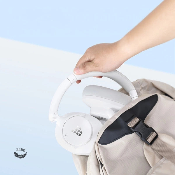 Tronsmart SOUNFII Q20S Hybrid ANC Wireless Headphones with Active Noise Cancelling - White_9