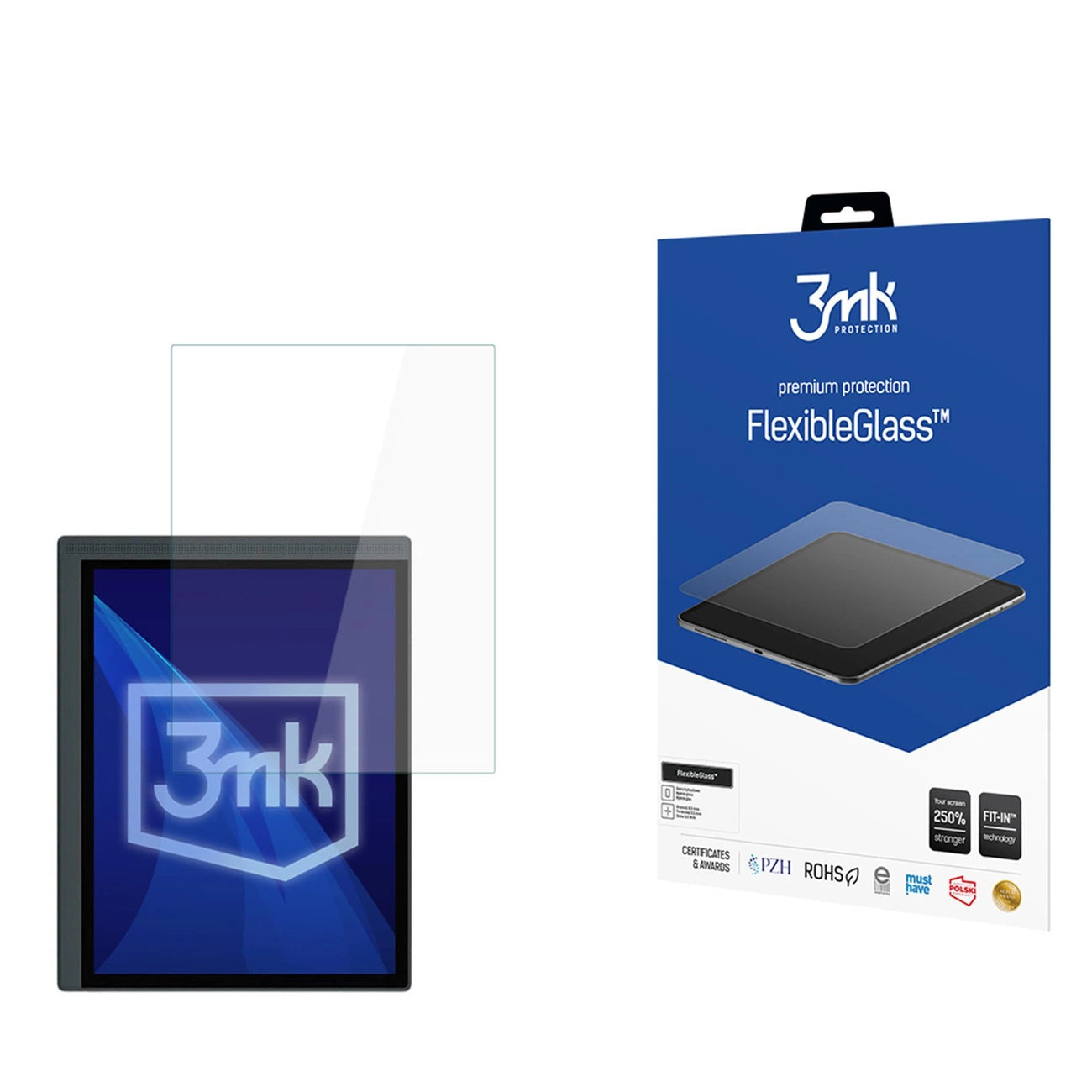 Hybrid glass 3mk FlexibleGlass on Bigme B1051_0