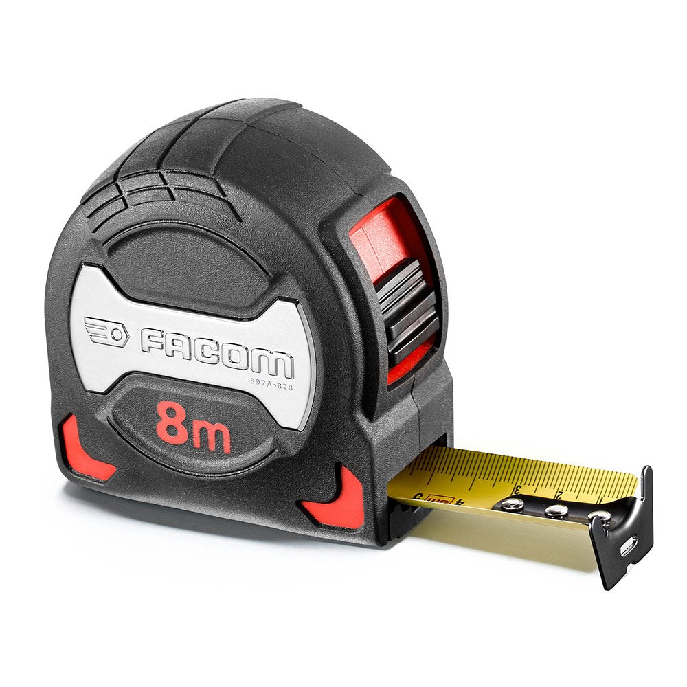 Flexômetro bimaterial da série grip, 8 m x 28 mm_0