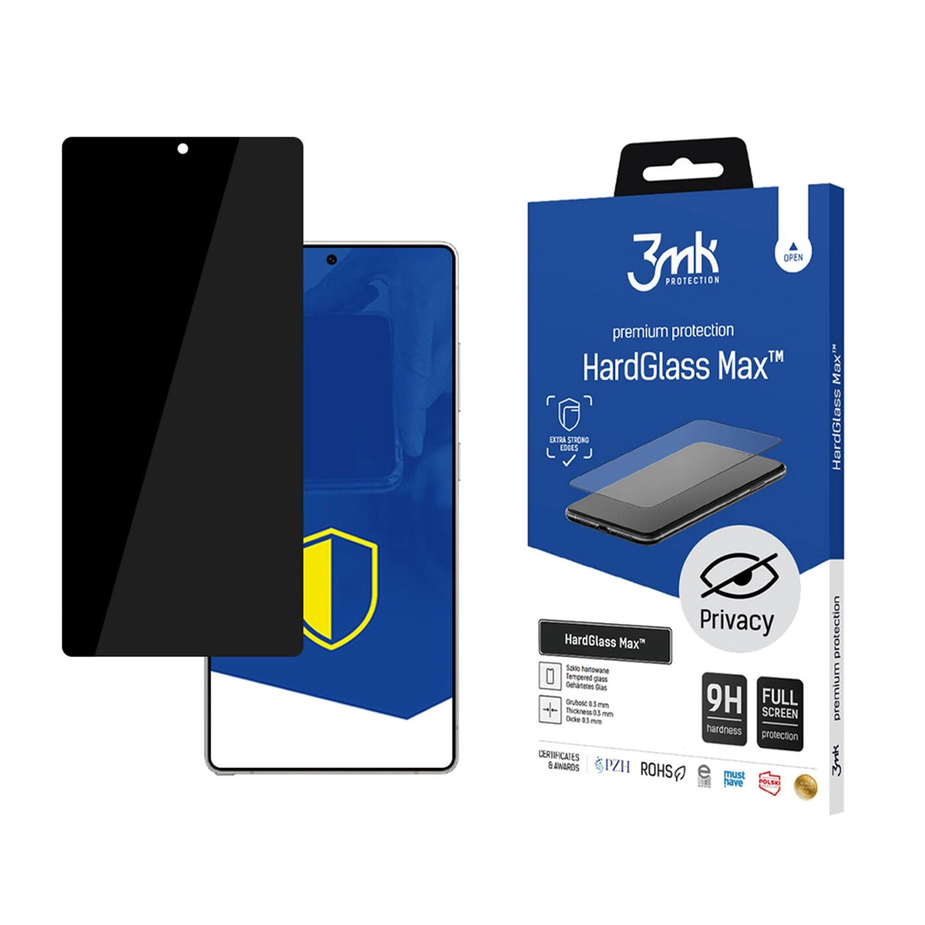 3mk HardGlass Max Privacy Black Privacy Glass for Samsung Galaxy S25 Ultra_0