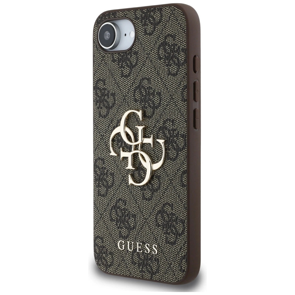 Guess 4G Big Logo iPhone 16e Case - Brown_1