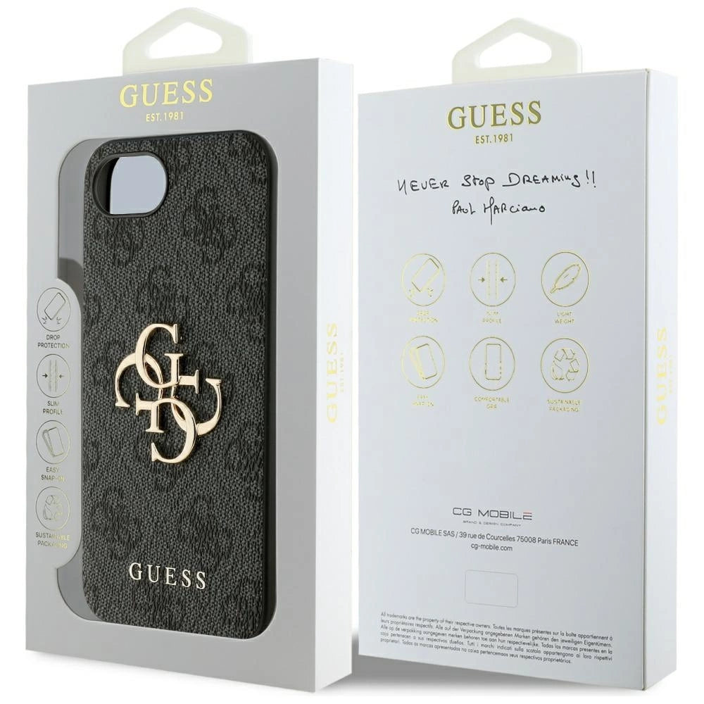 Guess 4G Big Logo iPhone 16e Case - Black_7