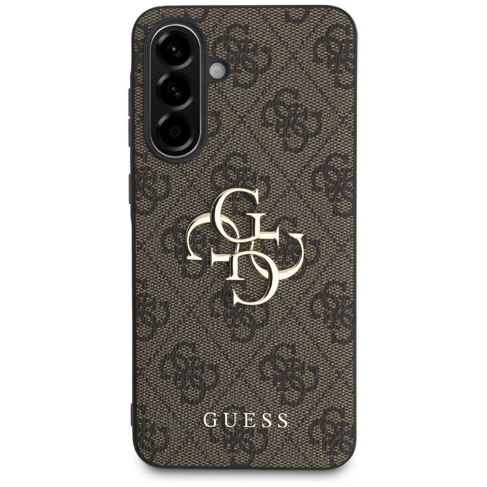 Guess Big 4G Logo Classic Logo Case for Samsung Galaxy A36 - Brown_1
