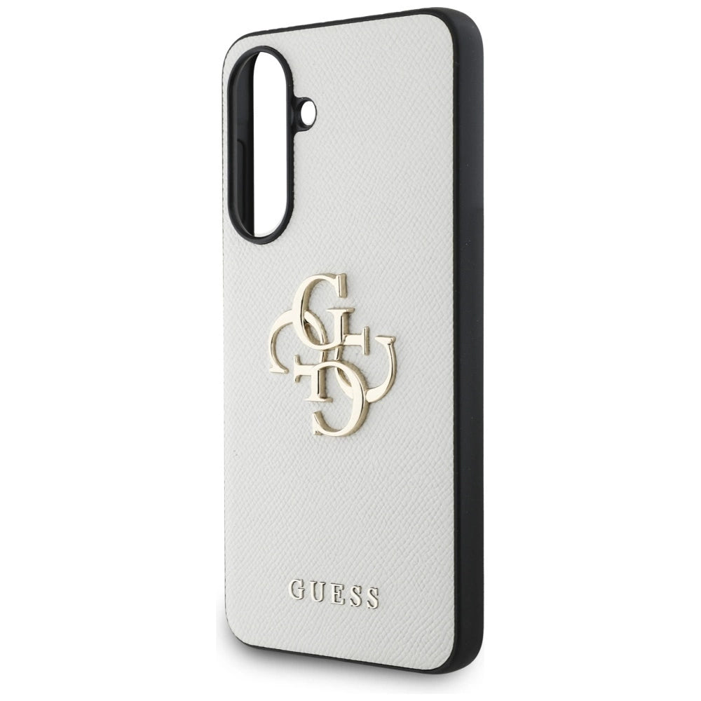 Guess Grained Big 4G Logo Small Classic Logo case for Samsung Galaxy A56 - beige_4