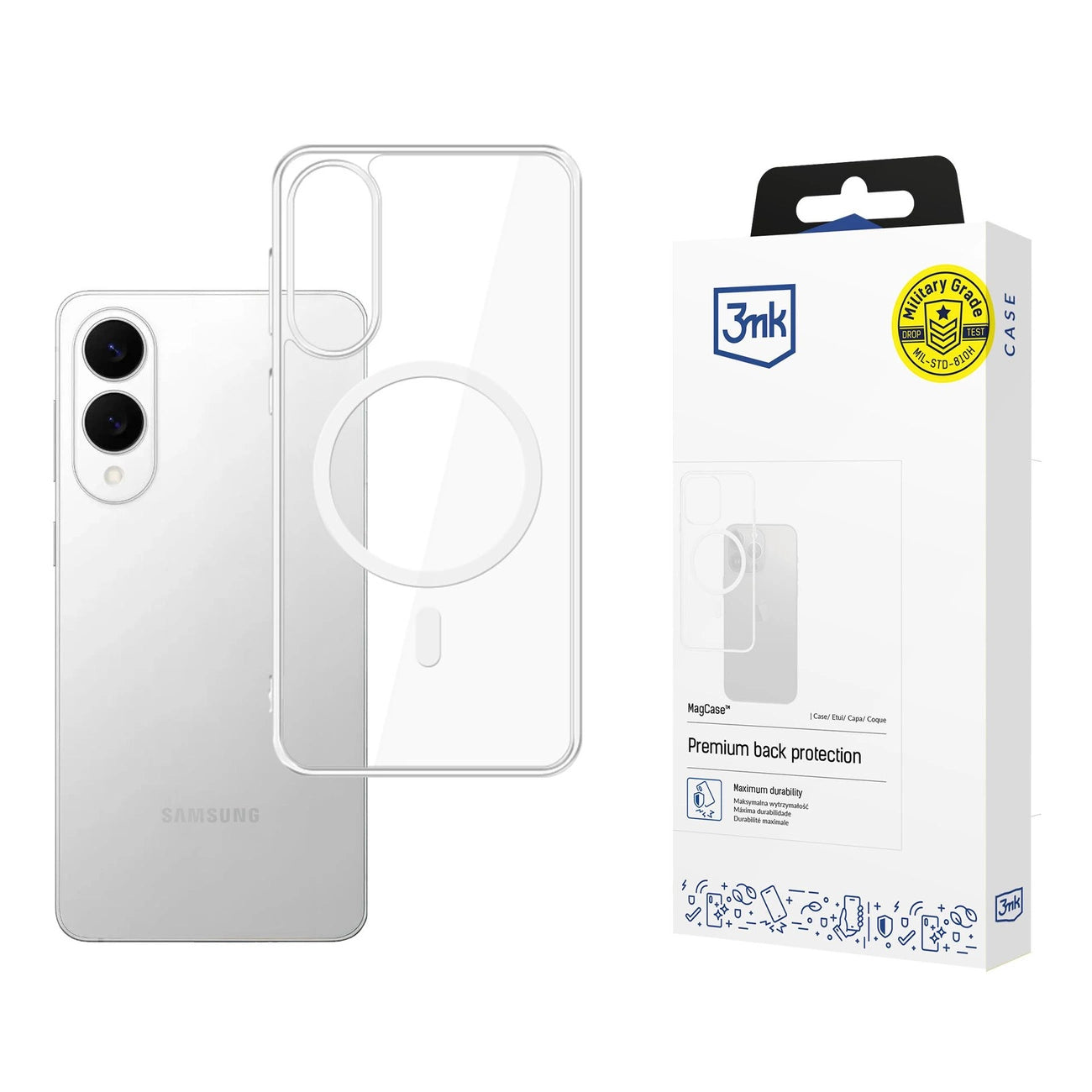 3mk MagCase for Samsung Galaxy S25 Edge - Transparent_0