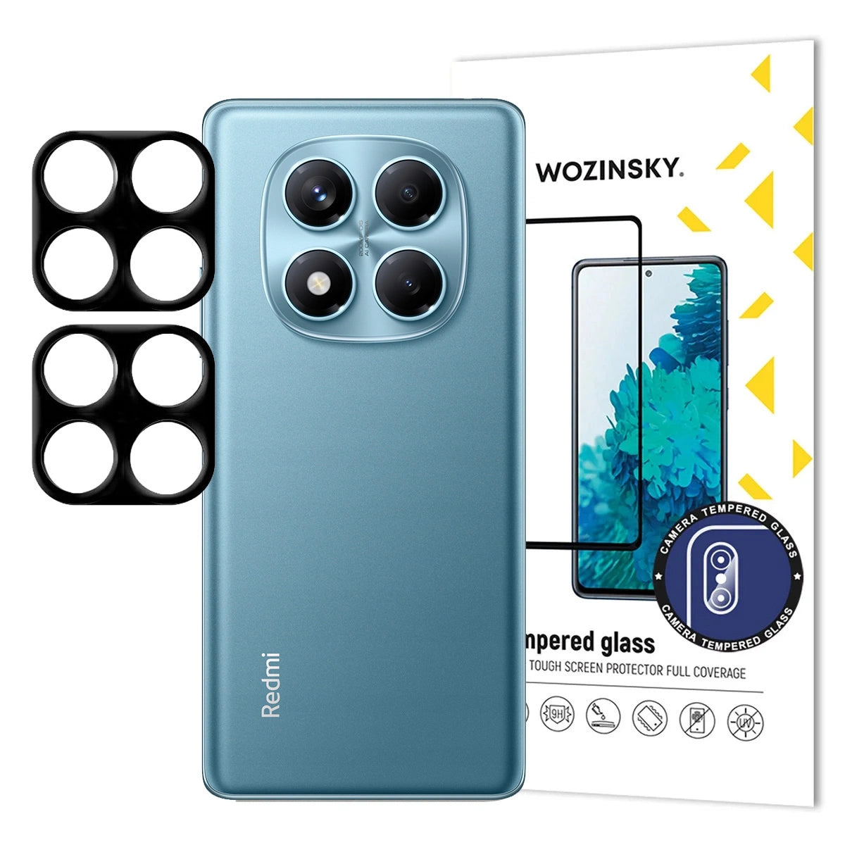 Wozinsky Full Camera Glass for Xiaomi Redmi Note 14 Pro+, 2-pack_0