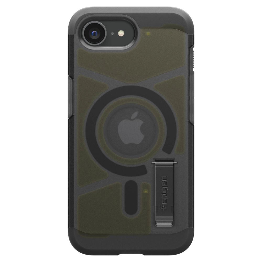 Spigen Tough Armor MagSafe iPhone 16e Case - Clear Gray_2